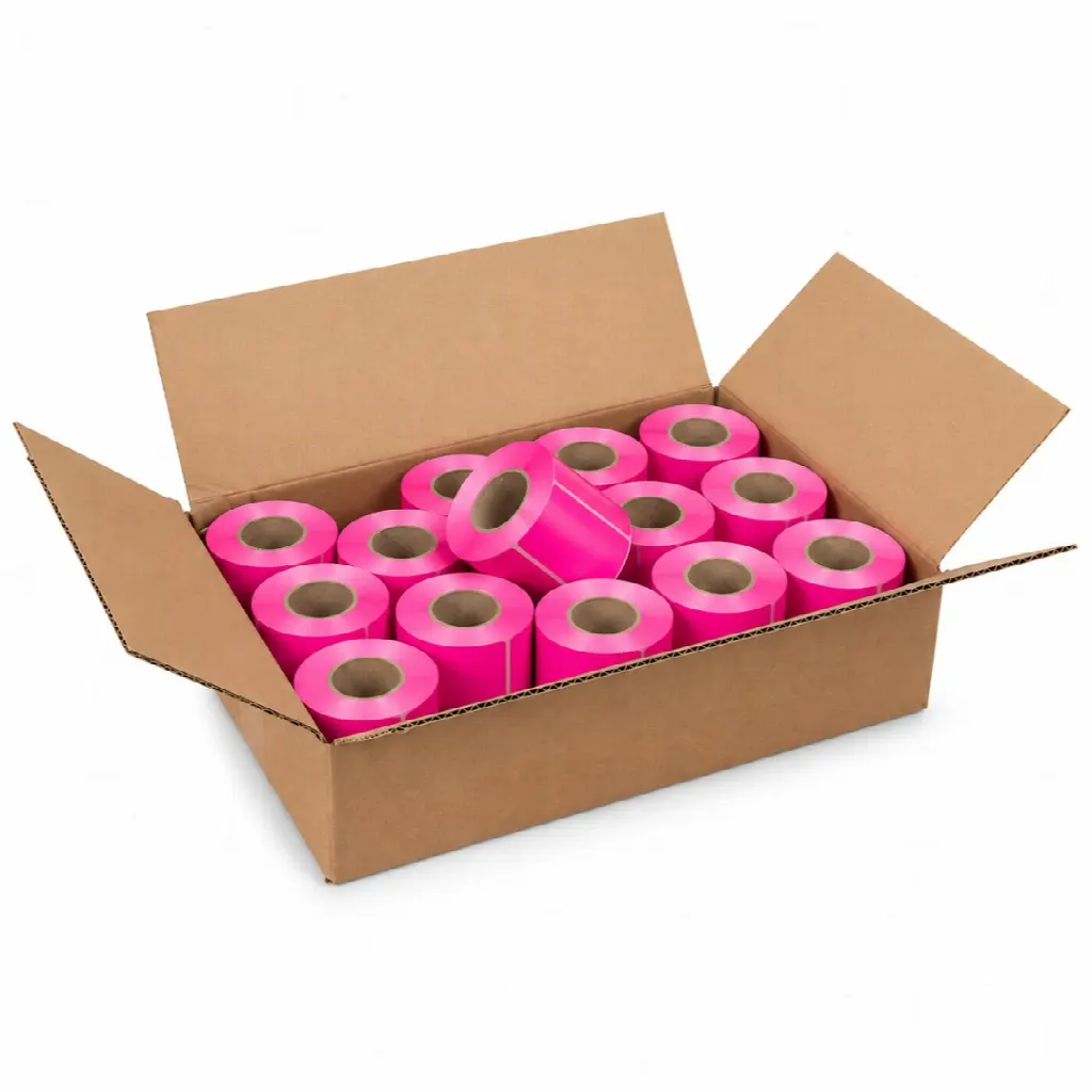 CoatCheck-bagagebrickor, 14×160 biljetter, rosa