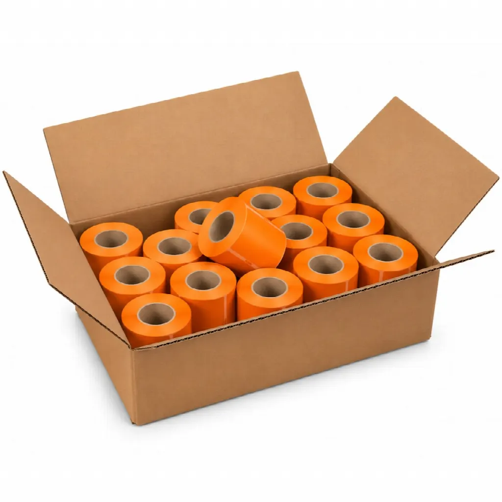CoatCheck-bagagebrickor, 14×160 biljetter, orange