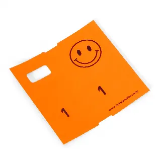 1000 förtryckta garderobsbiljetter, neonröda/orange